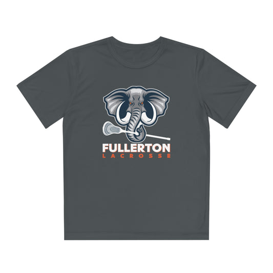 Youth CSUF Lacrosse Sport-Tek Performance Tee