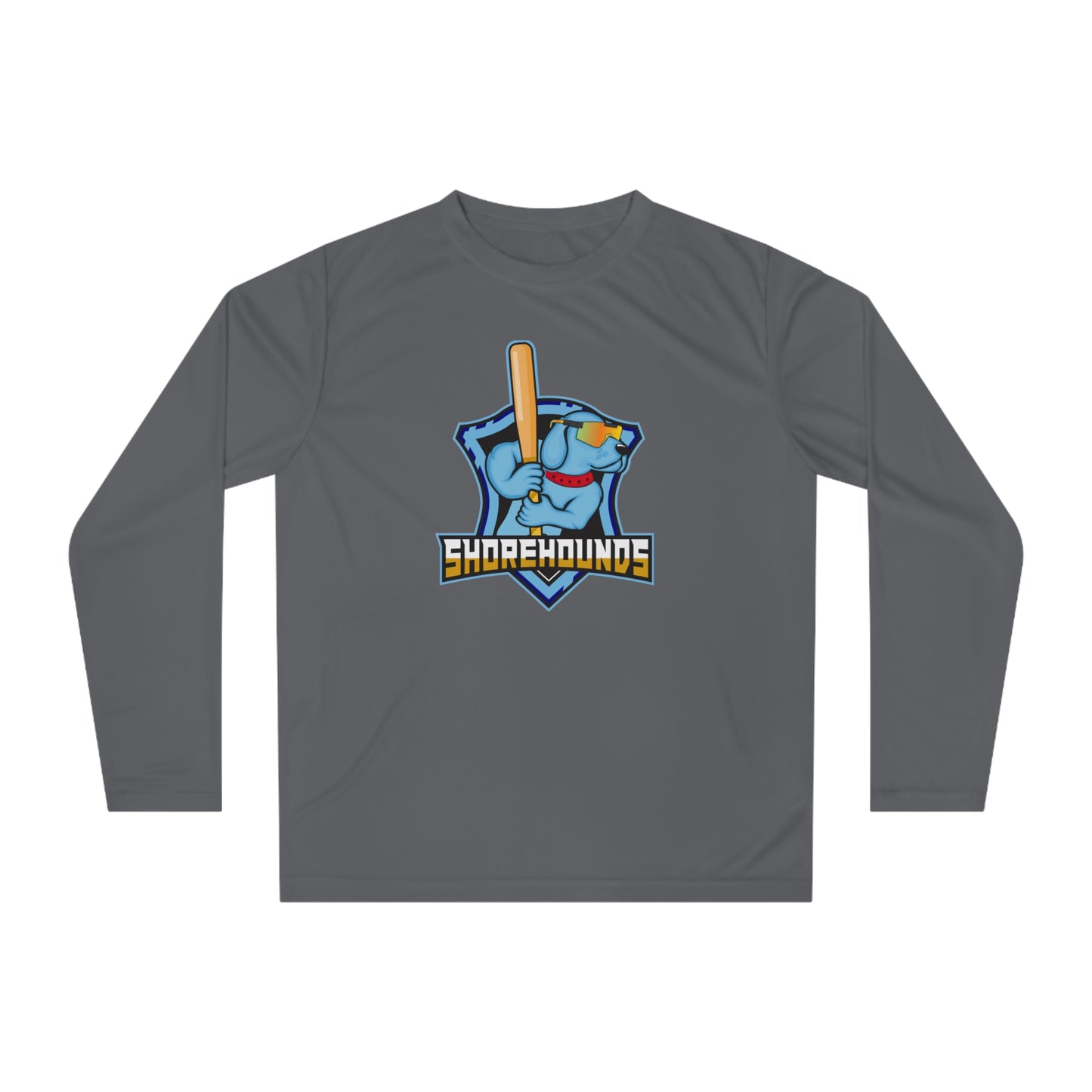 Adult Shorehounds Softball Team 365 Performance Long Sleeve Shirt
