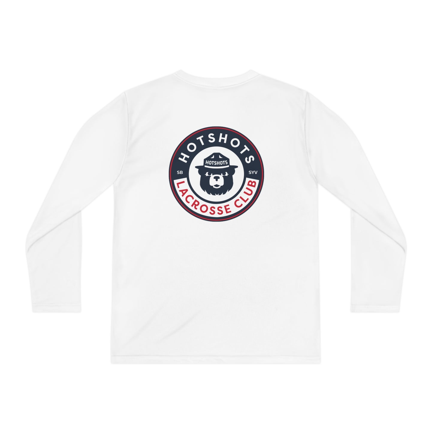 Youth Hotshots Lacrosse Sport-Tek Performance Long Sleeve