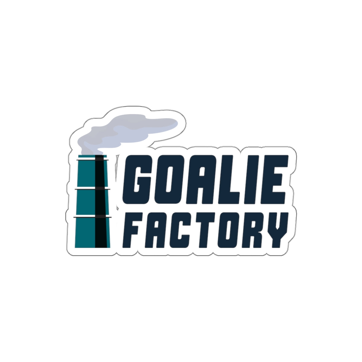Goalie Factory Die-Cut Outdoor Sticker (3"x3")