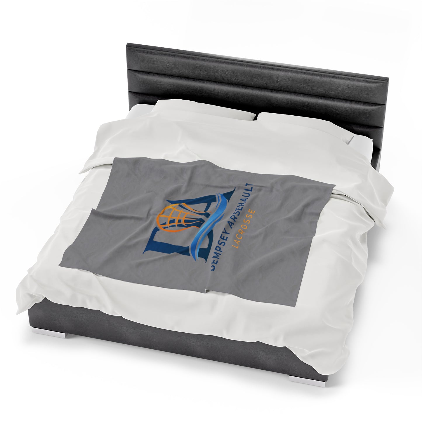 Dempsey Arsenault Lacrosse Velveteen Plush Blanket