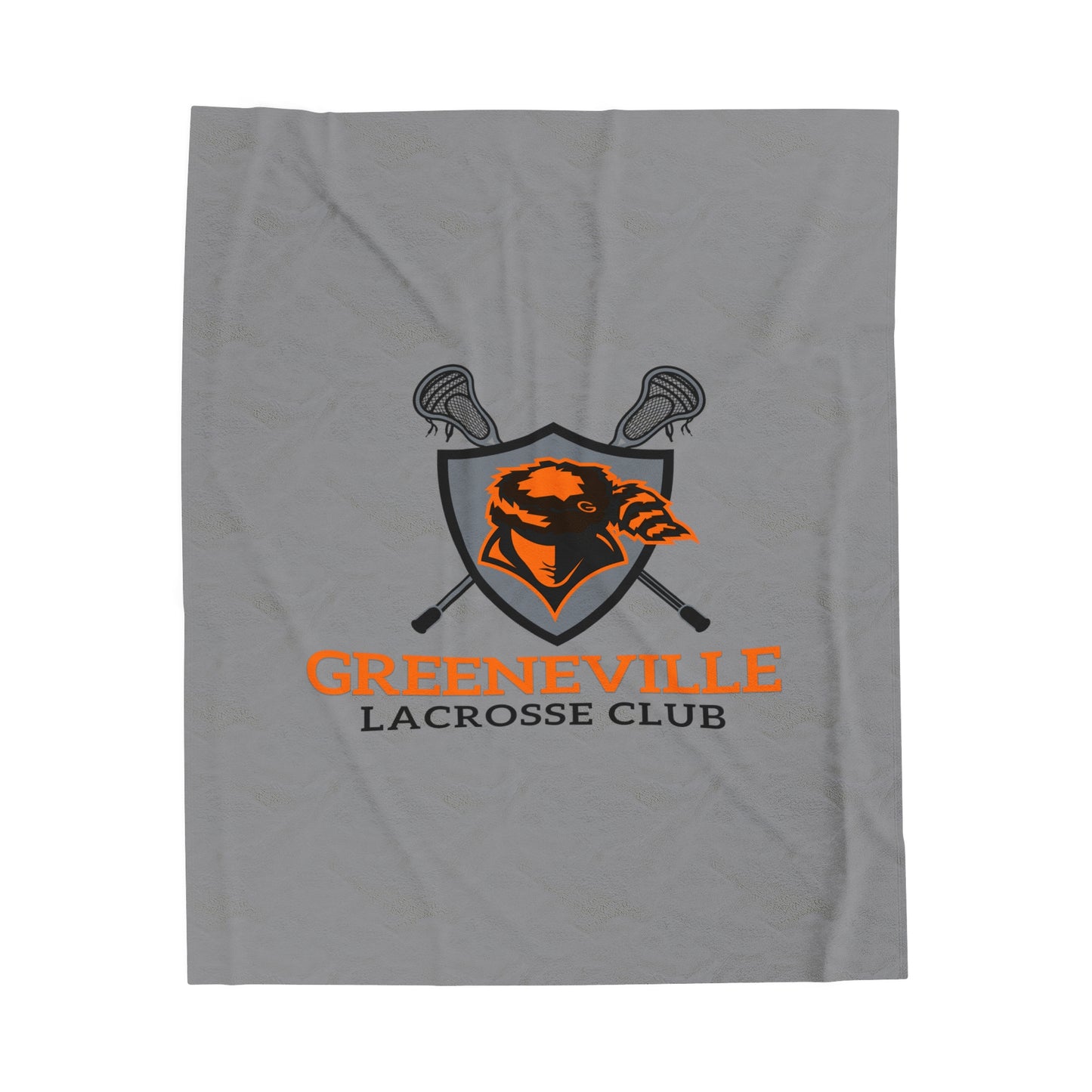 Greeneville Lacrosse Velveteen Plush Blanket