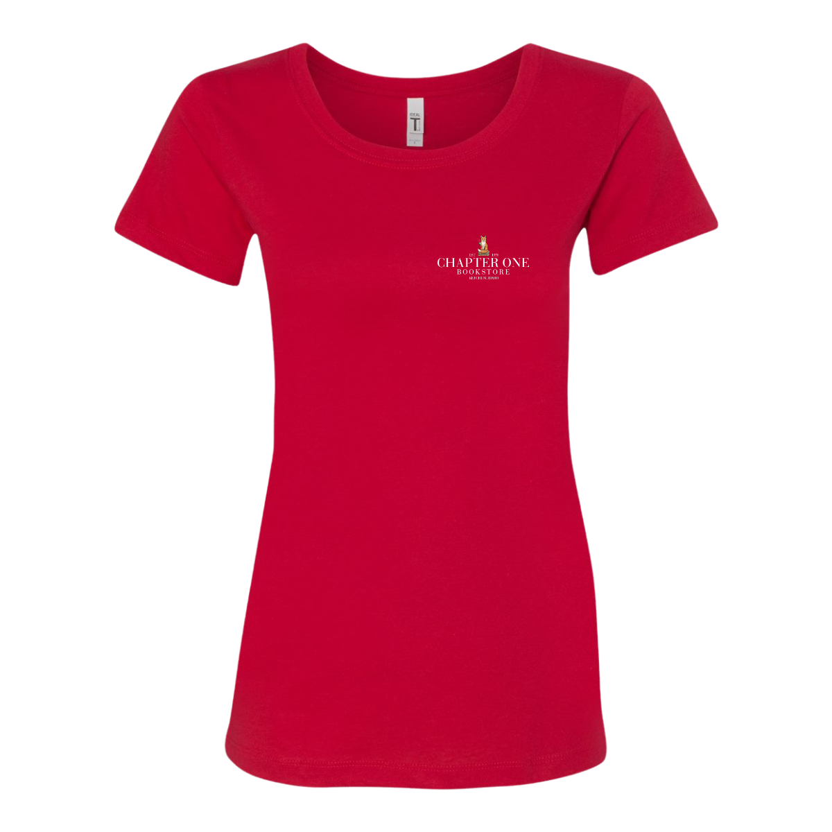 Women's Chapter One Bookstore Next Level Ideal T-Shirt