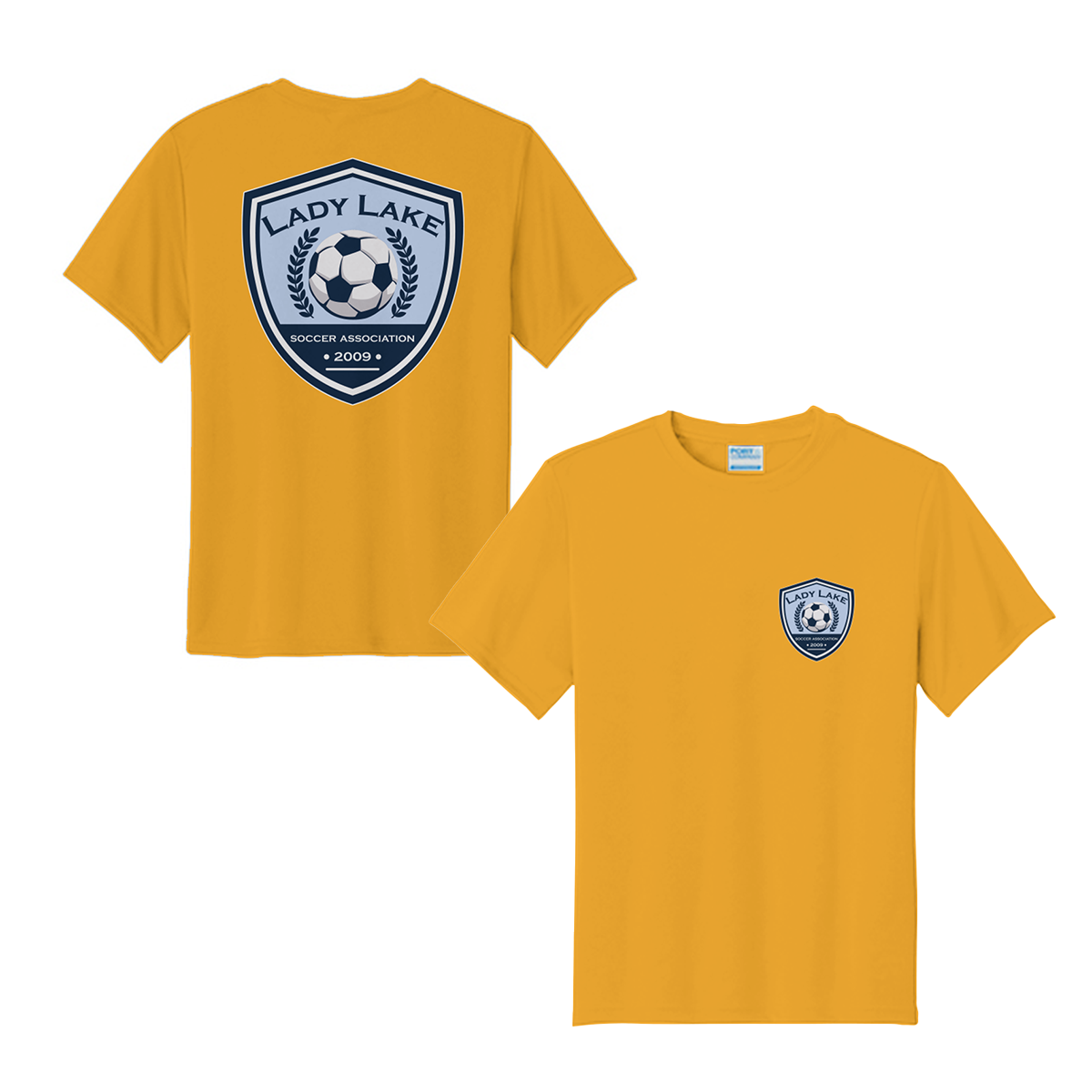 Youth Lady Lake Soccer Association Performance T-Shirt