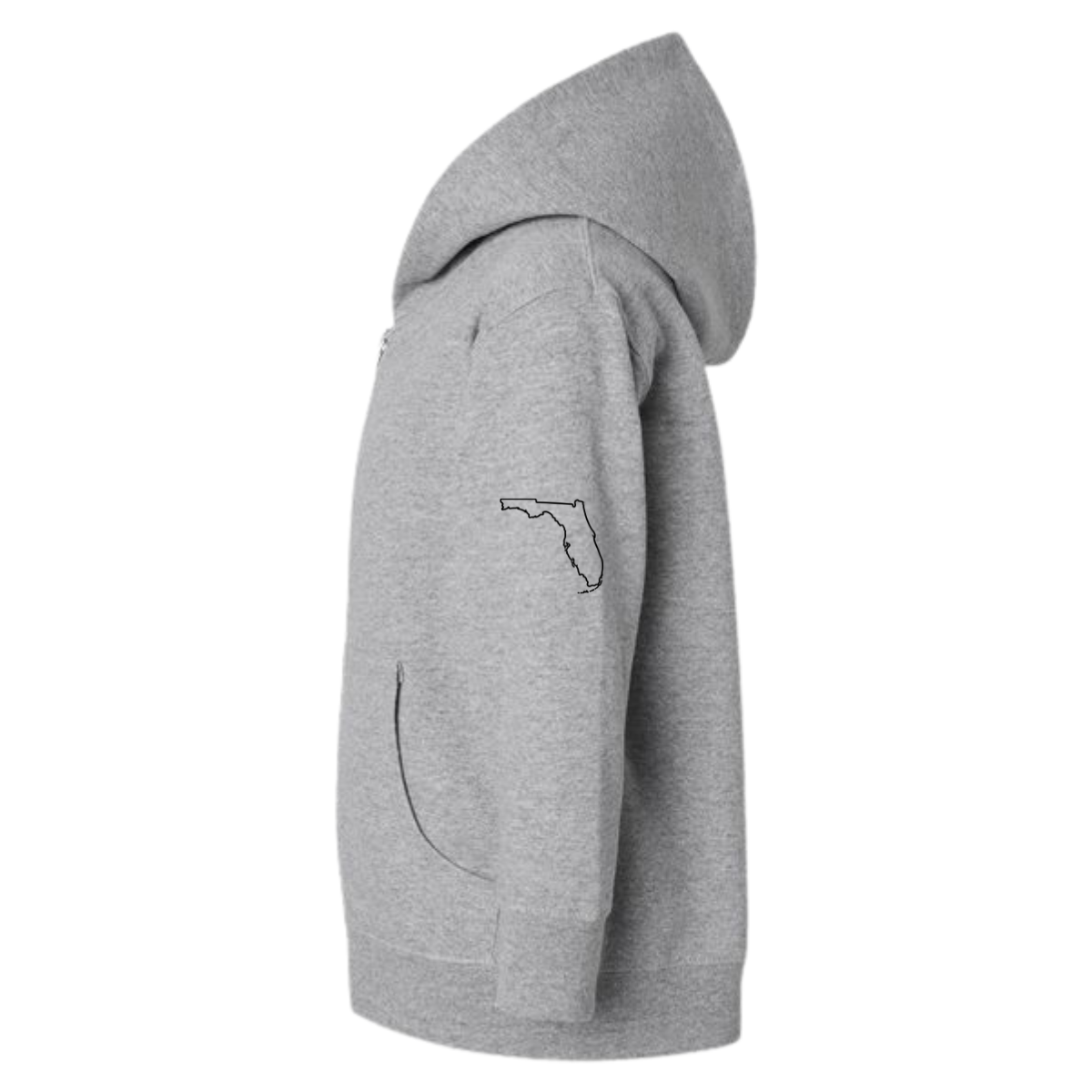 Toddler Caloosa Sirens Rabbit Skins Full-Zip Fleece Hoodie