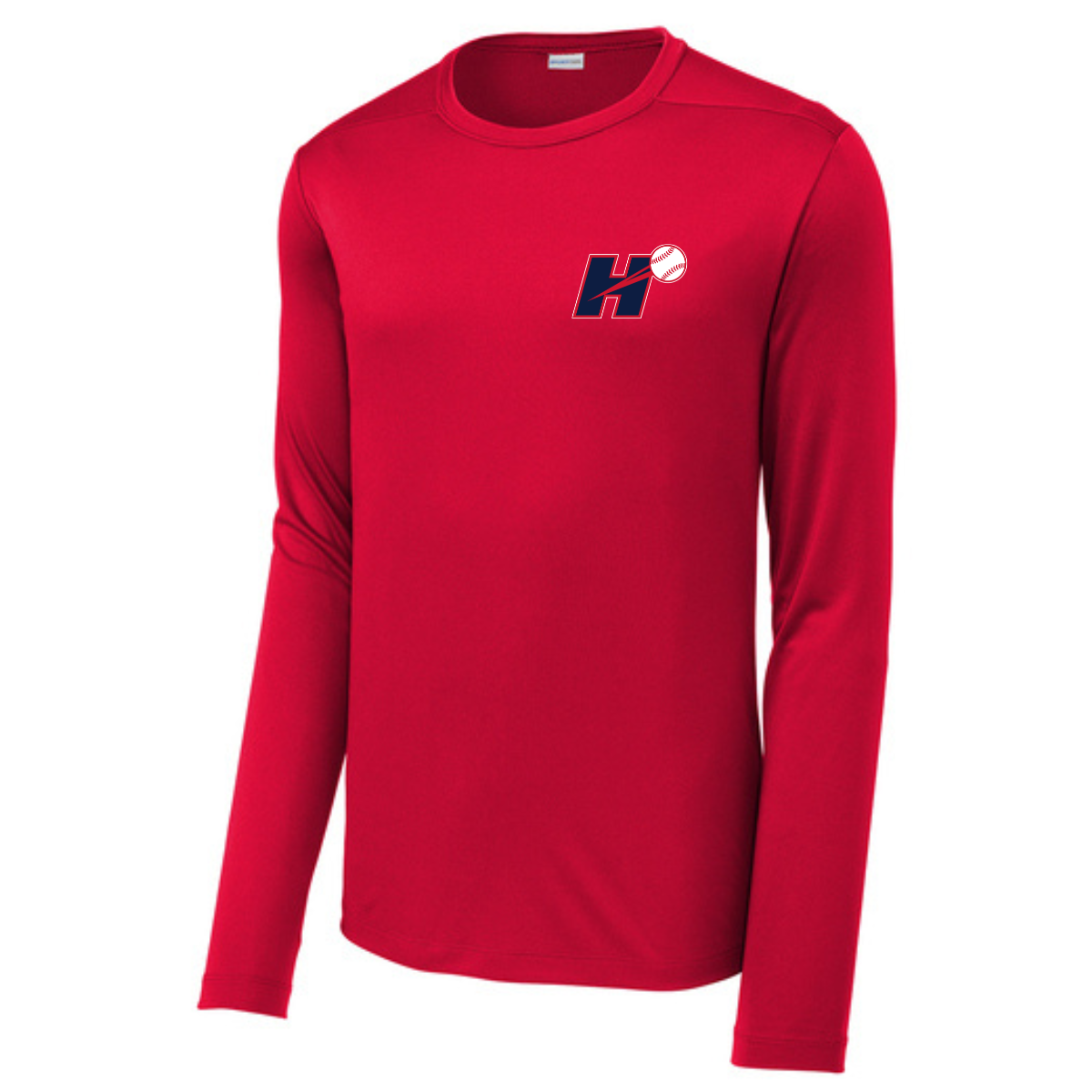 Adult Hopewell Baseball Sport-Tek Posi UV Pro LS Tee
