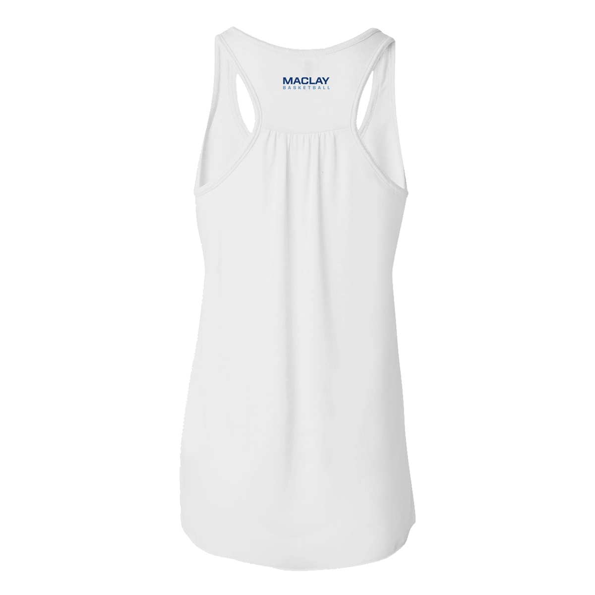 Women's Maclay Basketball Bella + Canvas Flowy Racerback Tank