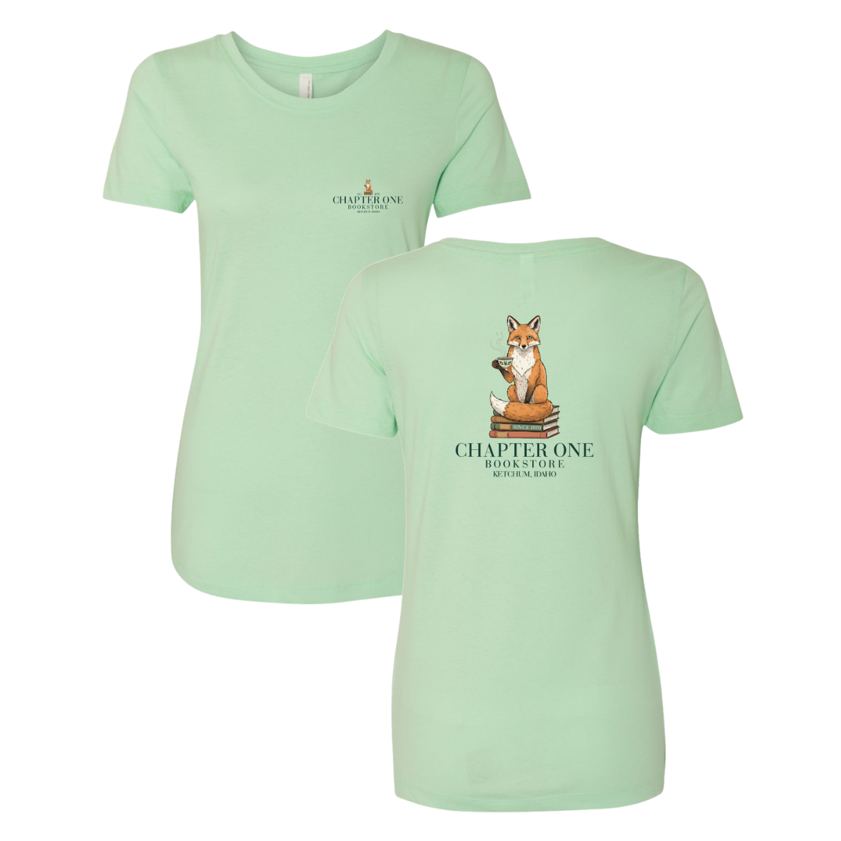 Women's Chapter One Bookstore Next Level Ideal T-Shirt
