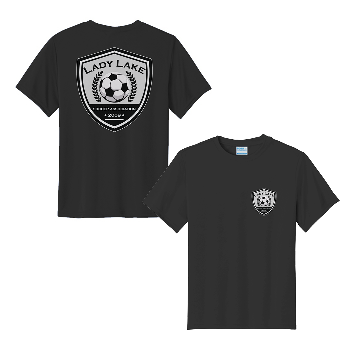 Youth Lady Lake Soccer Association Performance T-Shirt