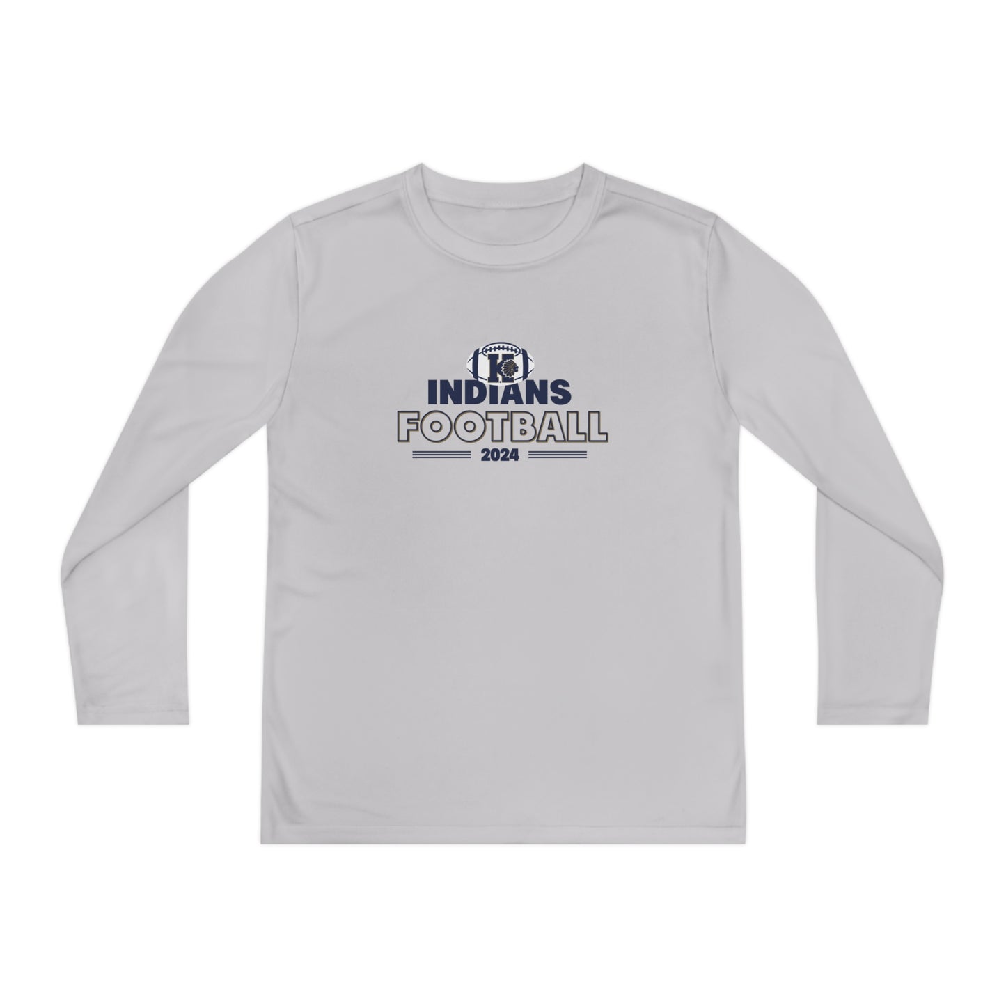 Youth Keller Football Sport-Tek Performance Long Sleeve Shirt