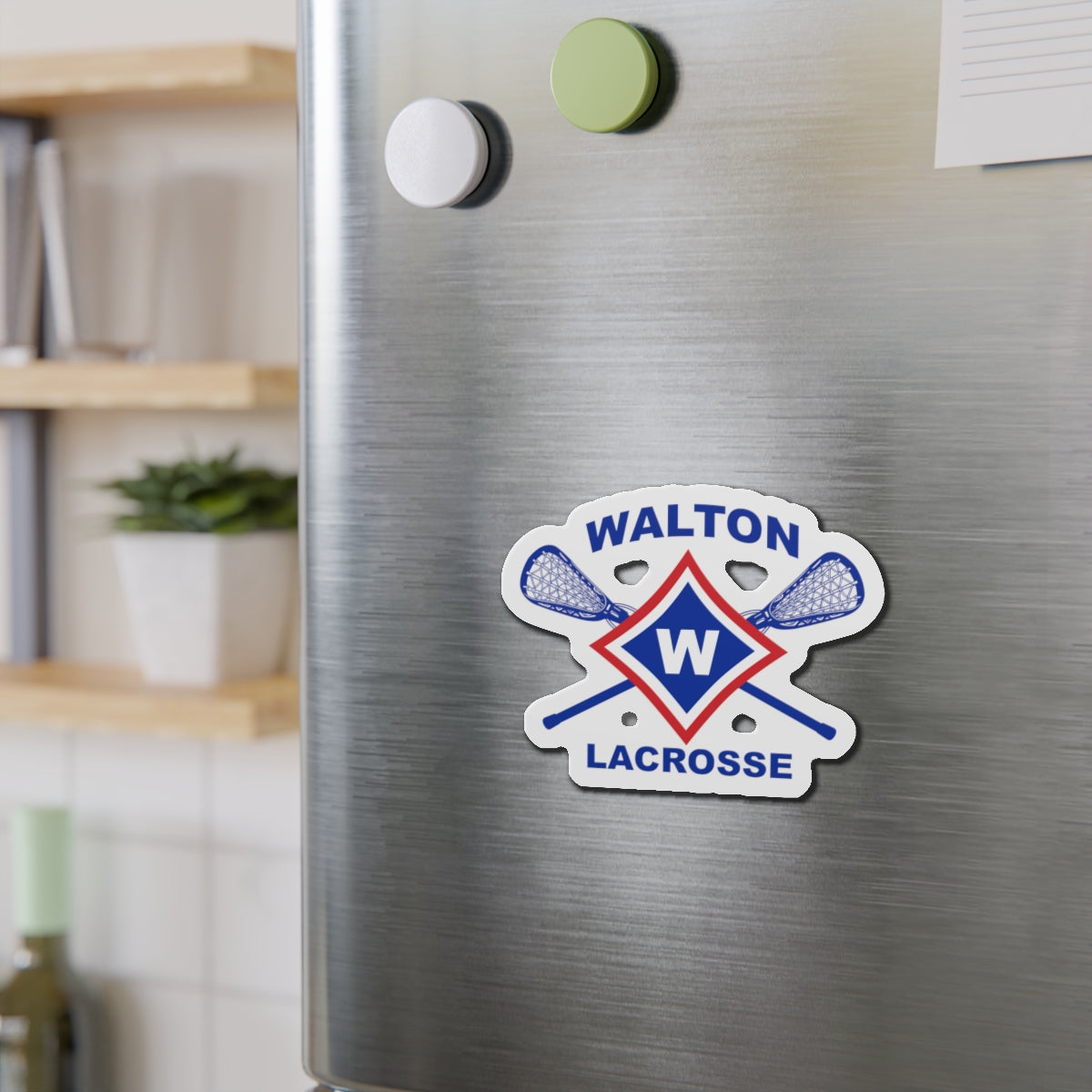 Walton Girls Lacrosse Die-Cut Magnet