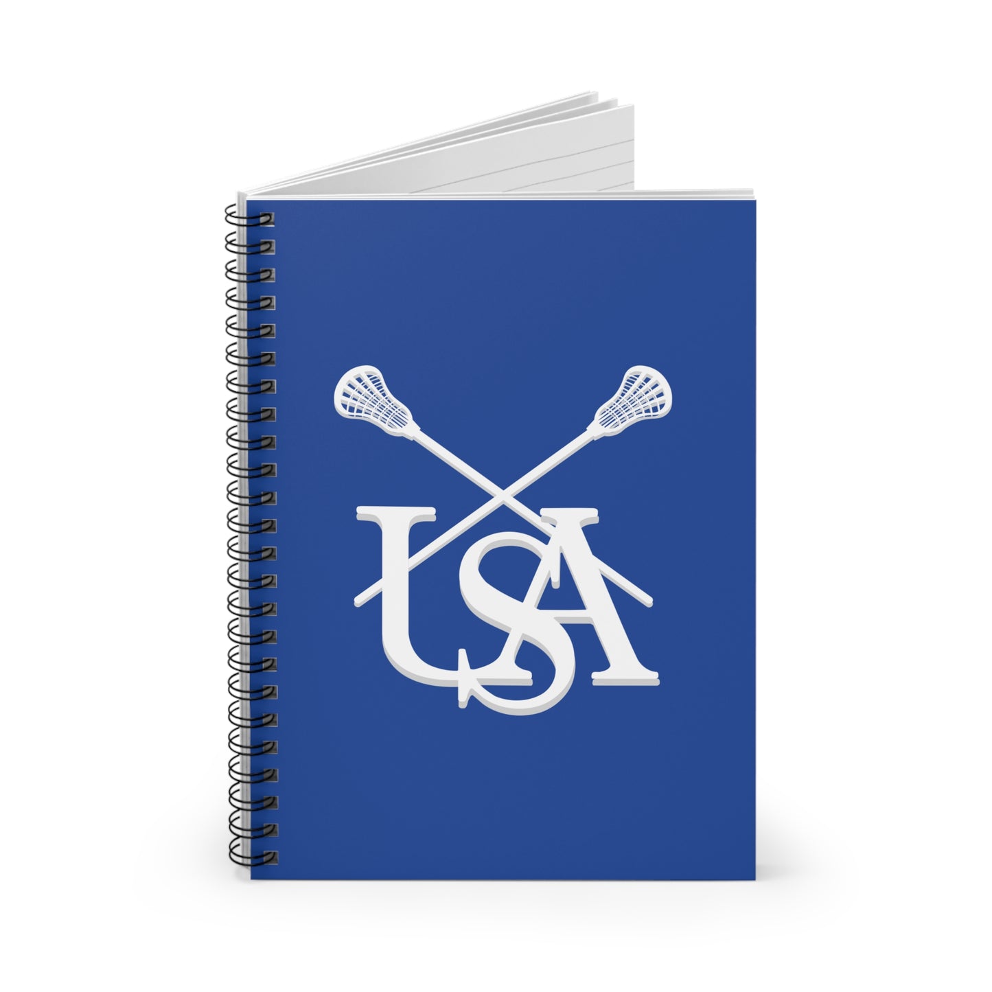 USA Lacrosse Spiral Notebook - Ruled Line (8" x 6")