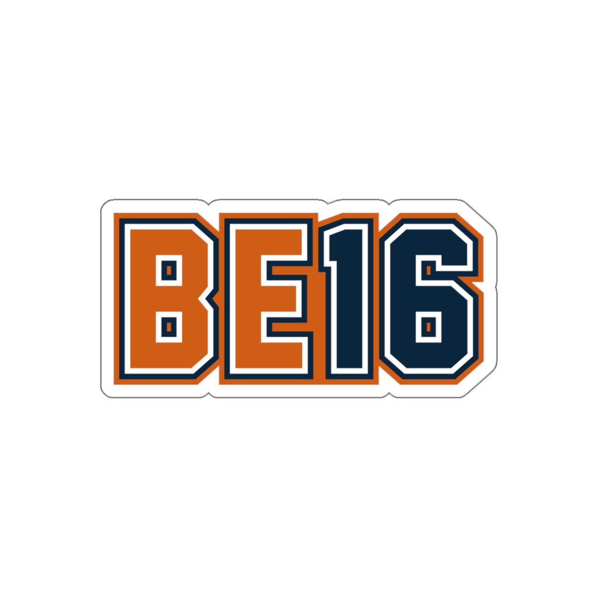 BE16 Foundation Die-Cut Sticker