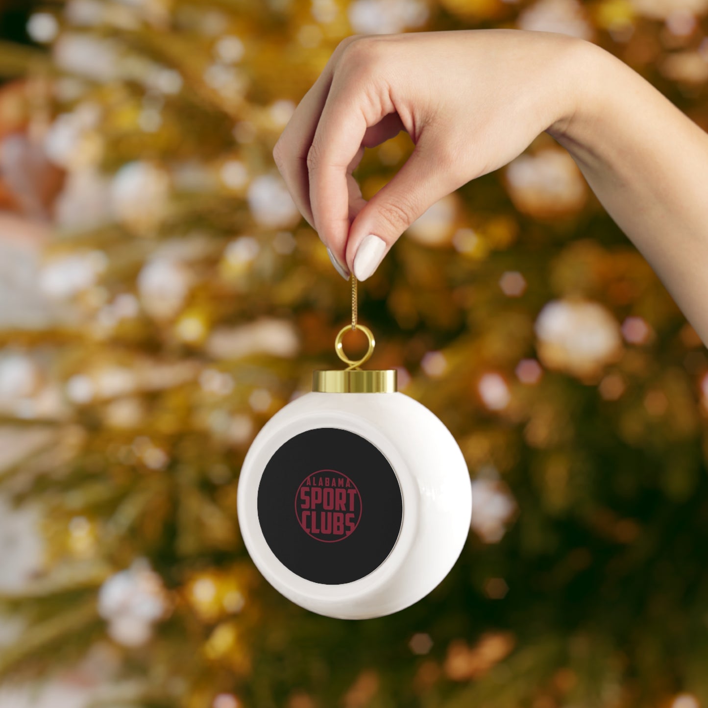 Alabama Lacrosse Club Christmas Ball Ornament