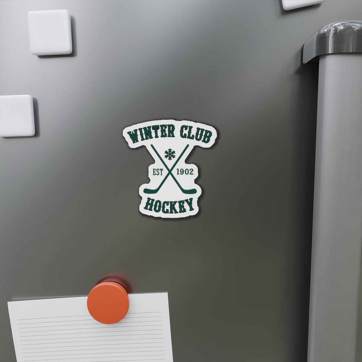 Winter Club Die-Cut Magnet