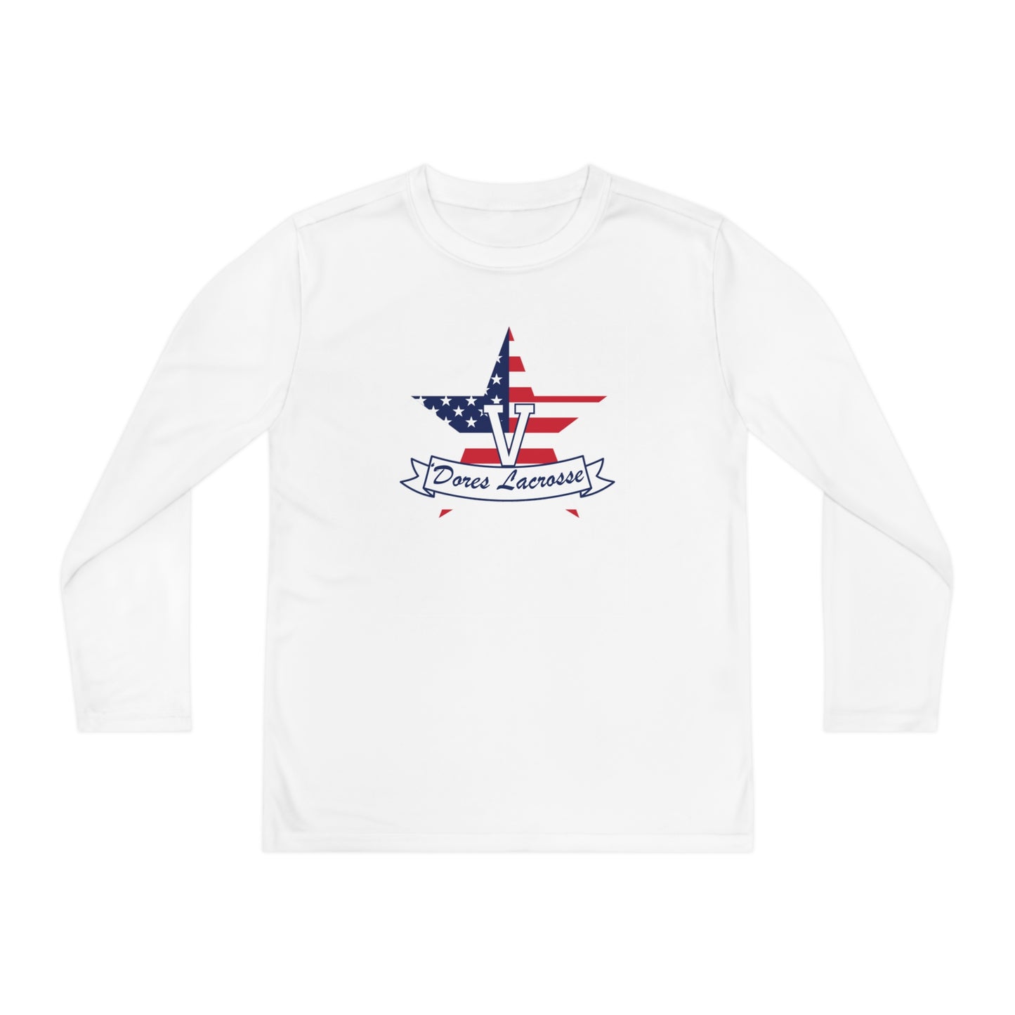 Youth Commodores Lacrosse Club Sport-Tek Performance Long Sleeve