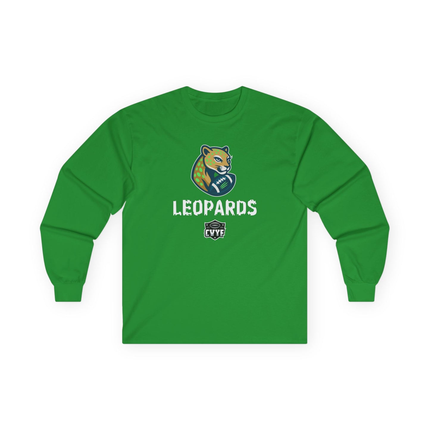 Adult Leopards Gildan Ultra Cotton Long Sleeve