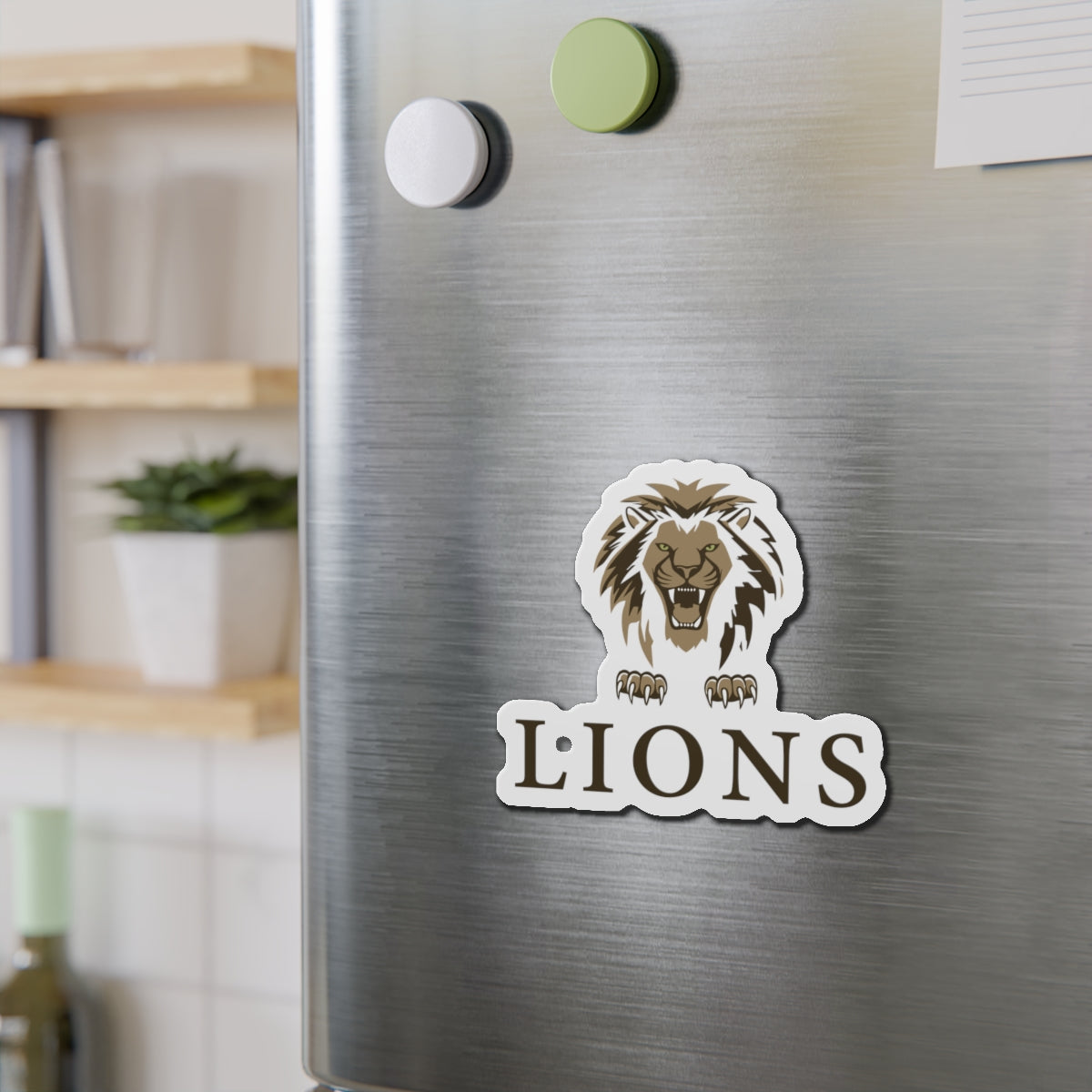 Lions Die-Cut Magnet
