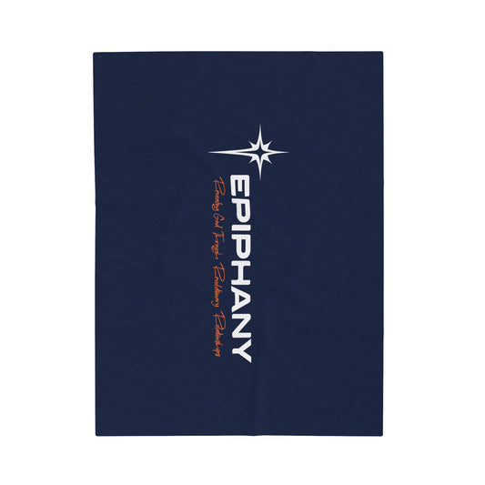 Epiphany Lutheran Church Velveteen Plush Blanket
