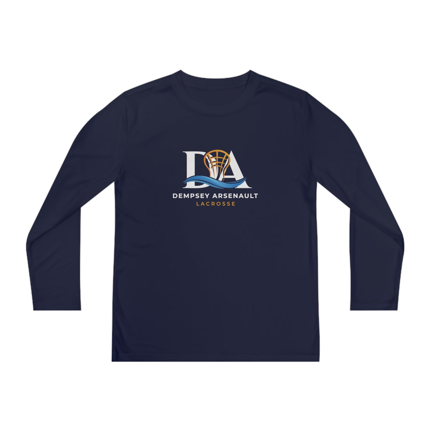 Youth Dempsey Arsenault Lacrosse Sport-Tek Performance Long Sleeve
