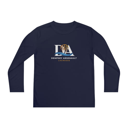 Youth Dempsey Arsenault Lacrosse Sport-Tek Performance Long Sleeve