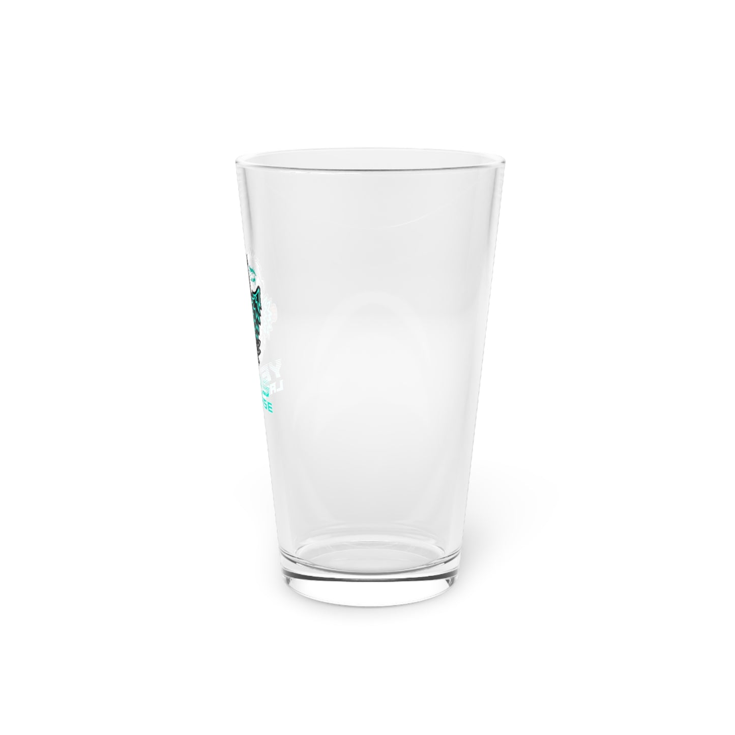 Slaughter County Yetis Lacrosse Pint Glass