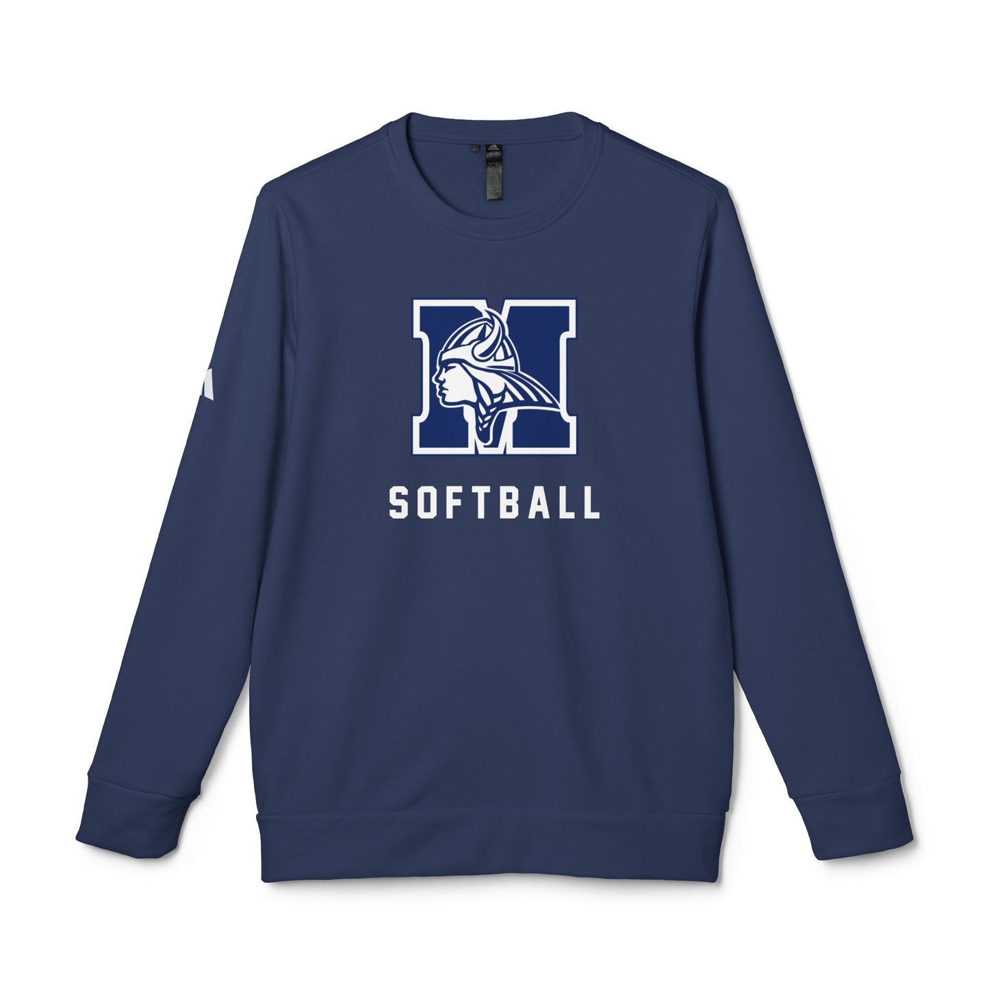 Adult Maclay Softball Adidas Fleece Crewneck Sweatshirt