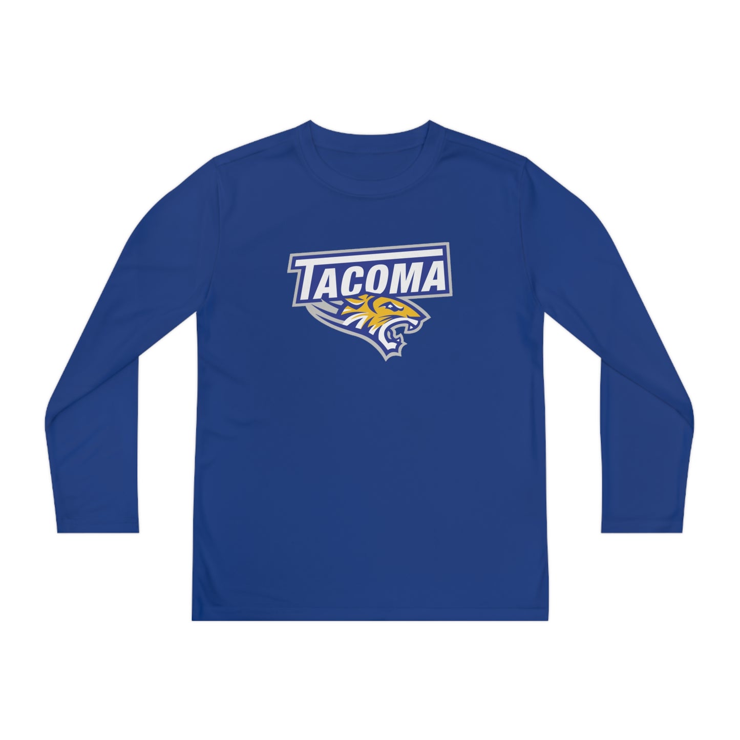 Youth Tacoma Tigers Lacrosse Sport-Tek Performance Long Sleeve Shirt