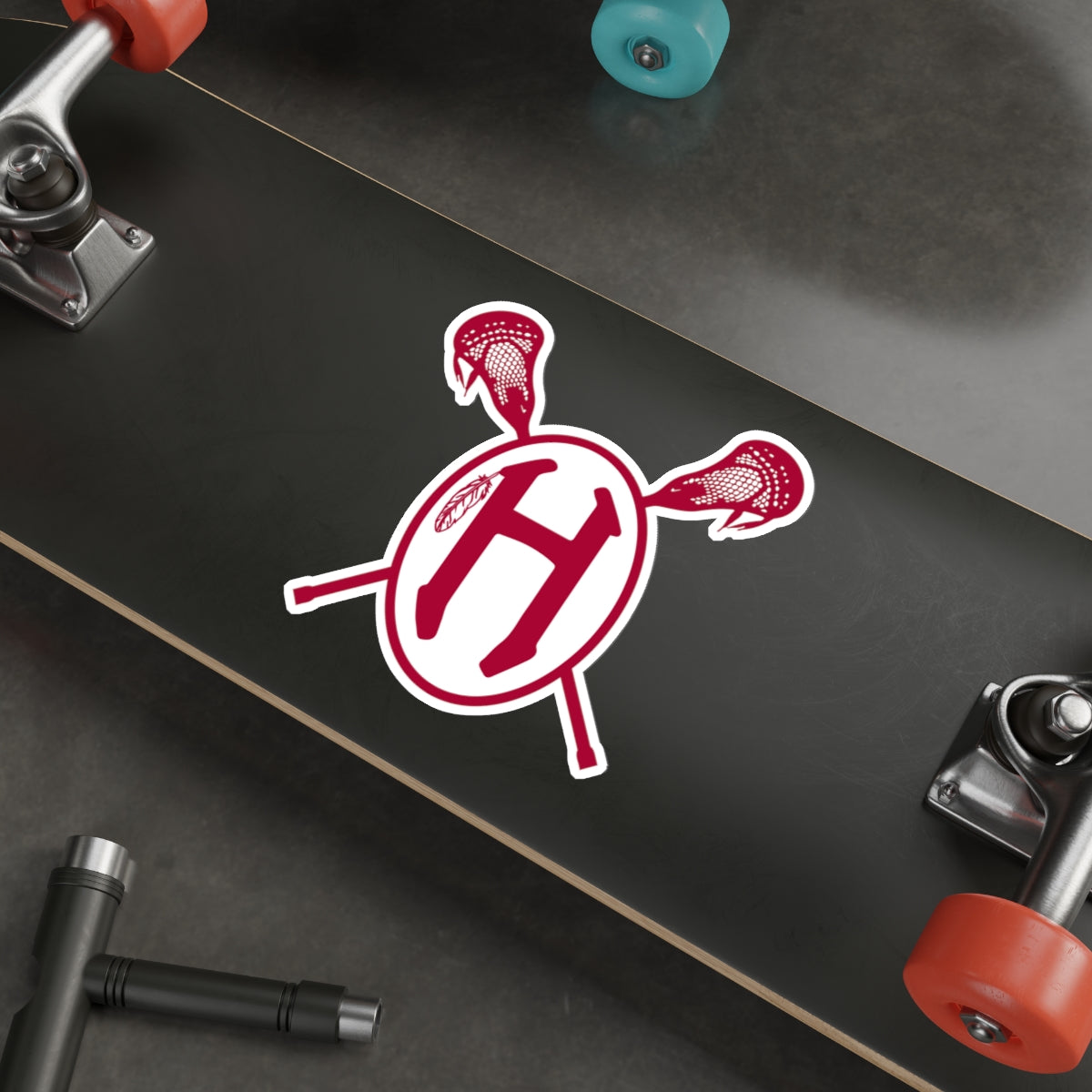 Hoboken Lacrosse Die-Cut Sticker