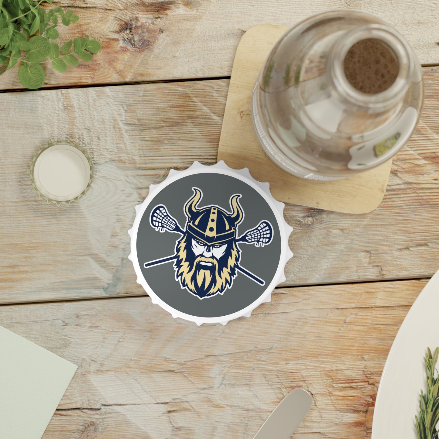 Middleton Vikings Lacrosse Bottle Opener