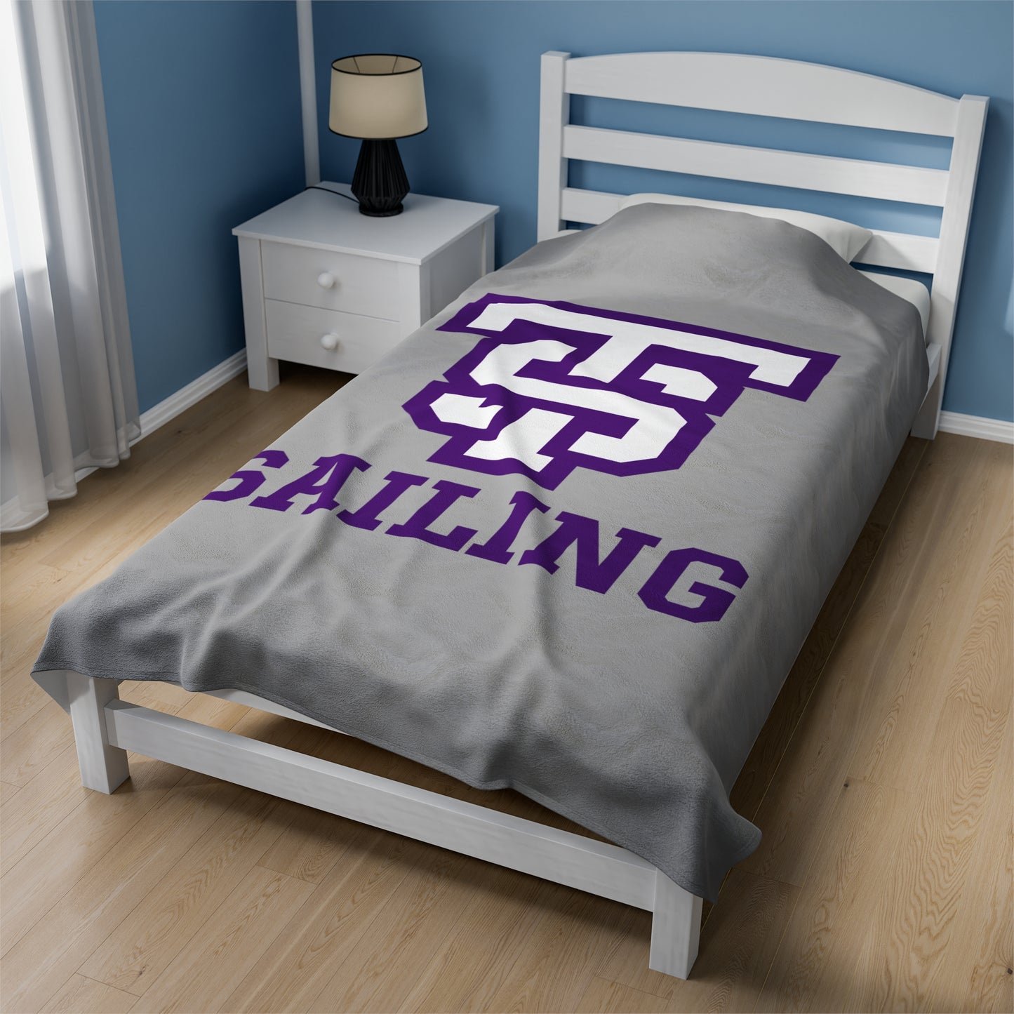 UST Sailing Velveteen Plush Blanket (60" x 80")