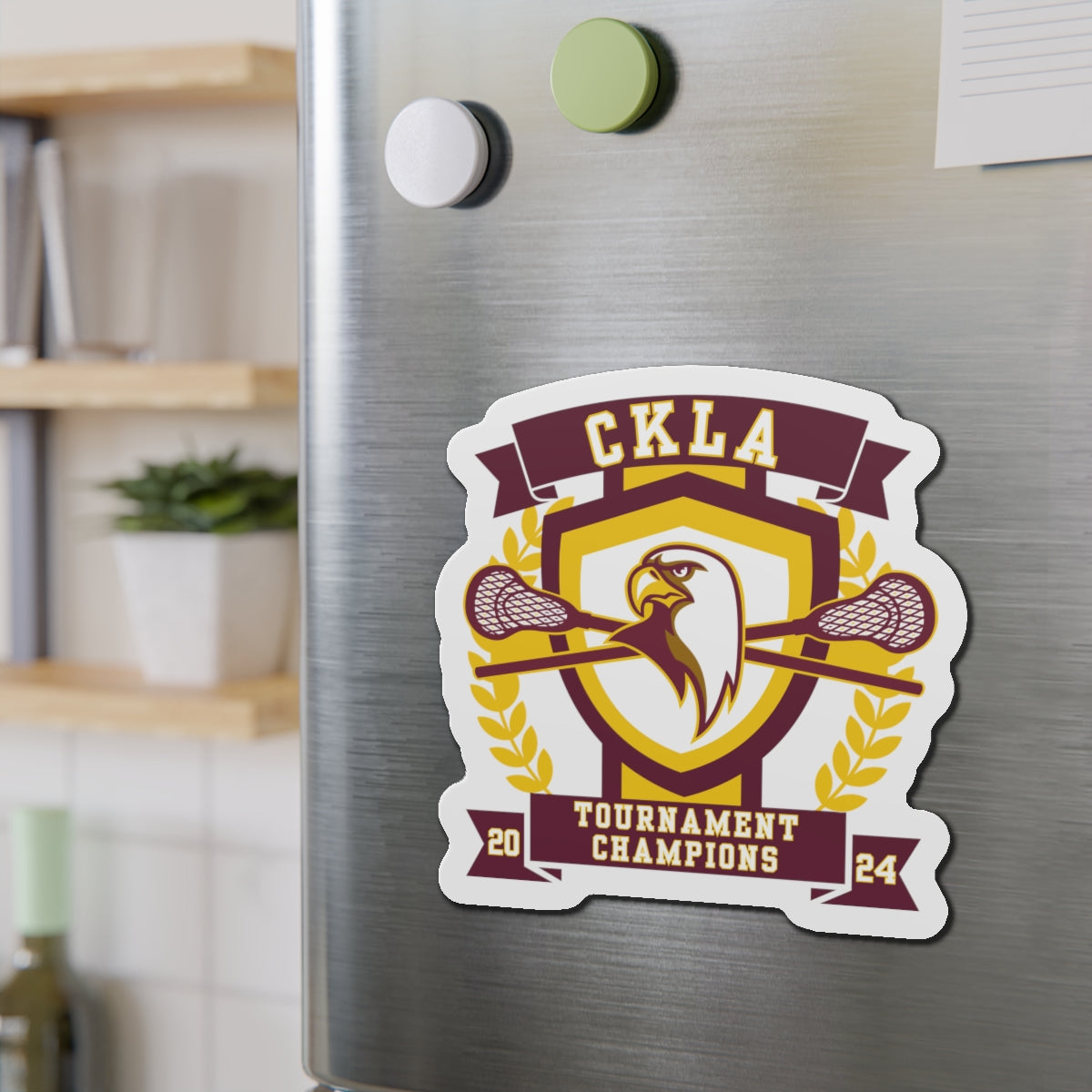 Jessie Clark Lacrosse Die-Cut Magnets
