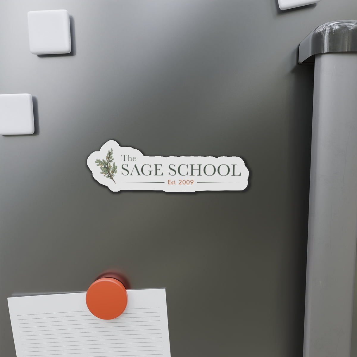 The Sage School Die-Cut Magnet