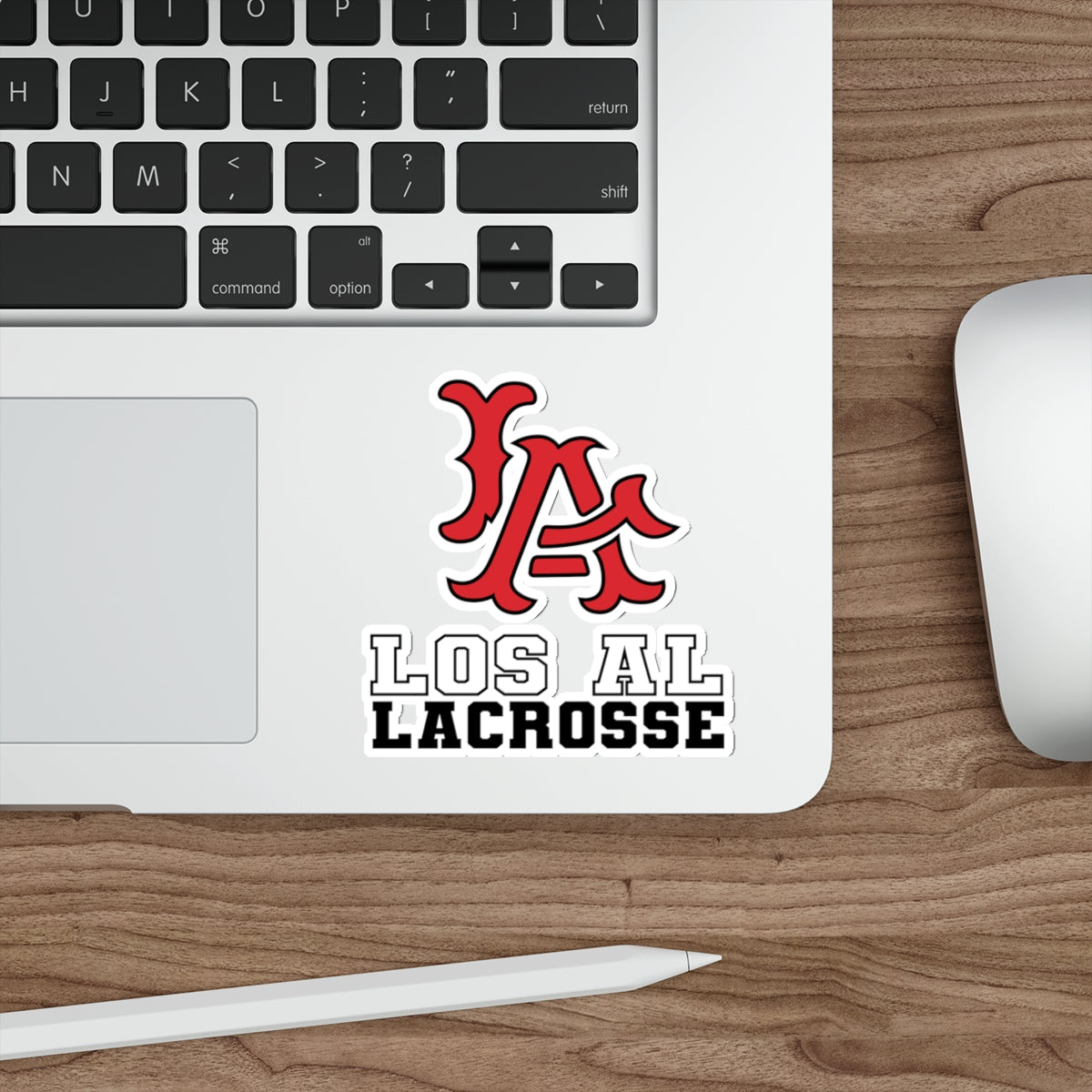 Los Al Lacrosse Die-Cut Stickers