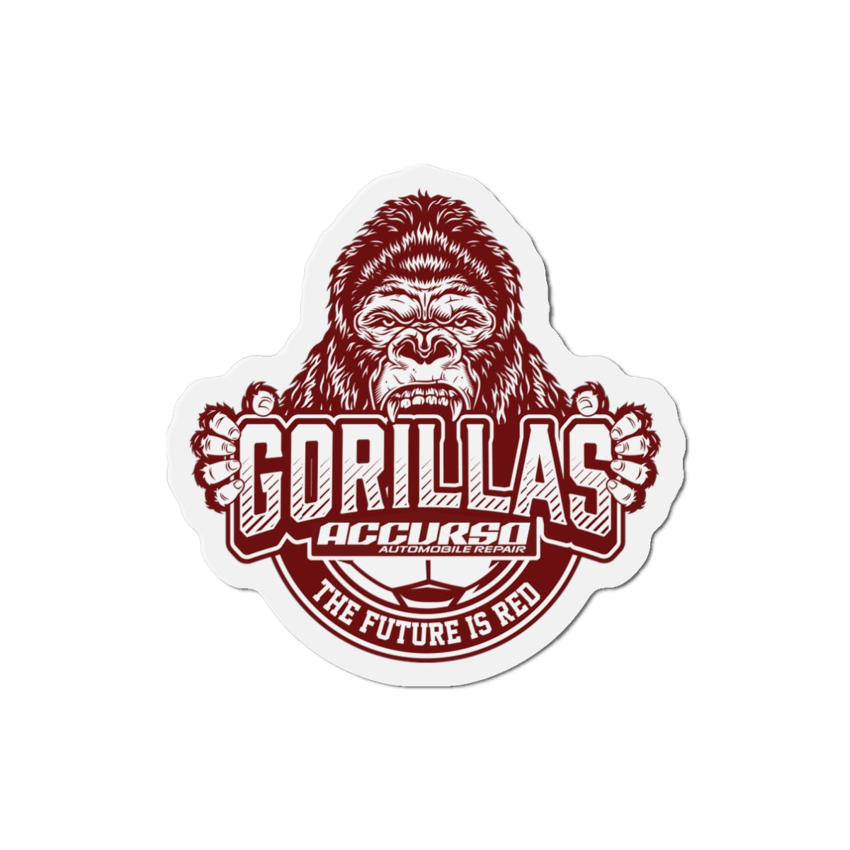 Accurso Gorillas Die-Cut Magnet