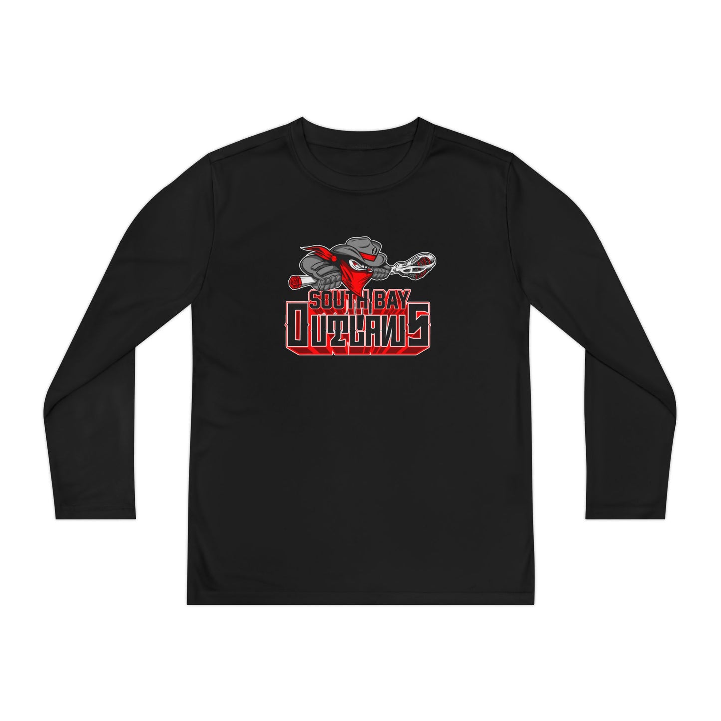 Youth South Bay Outlaws Sport-Tek Performance Long Sleeve Shirt