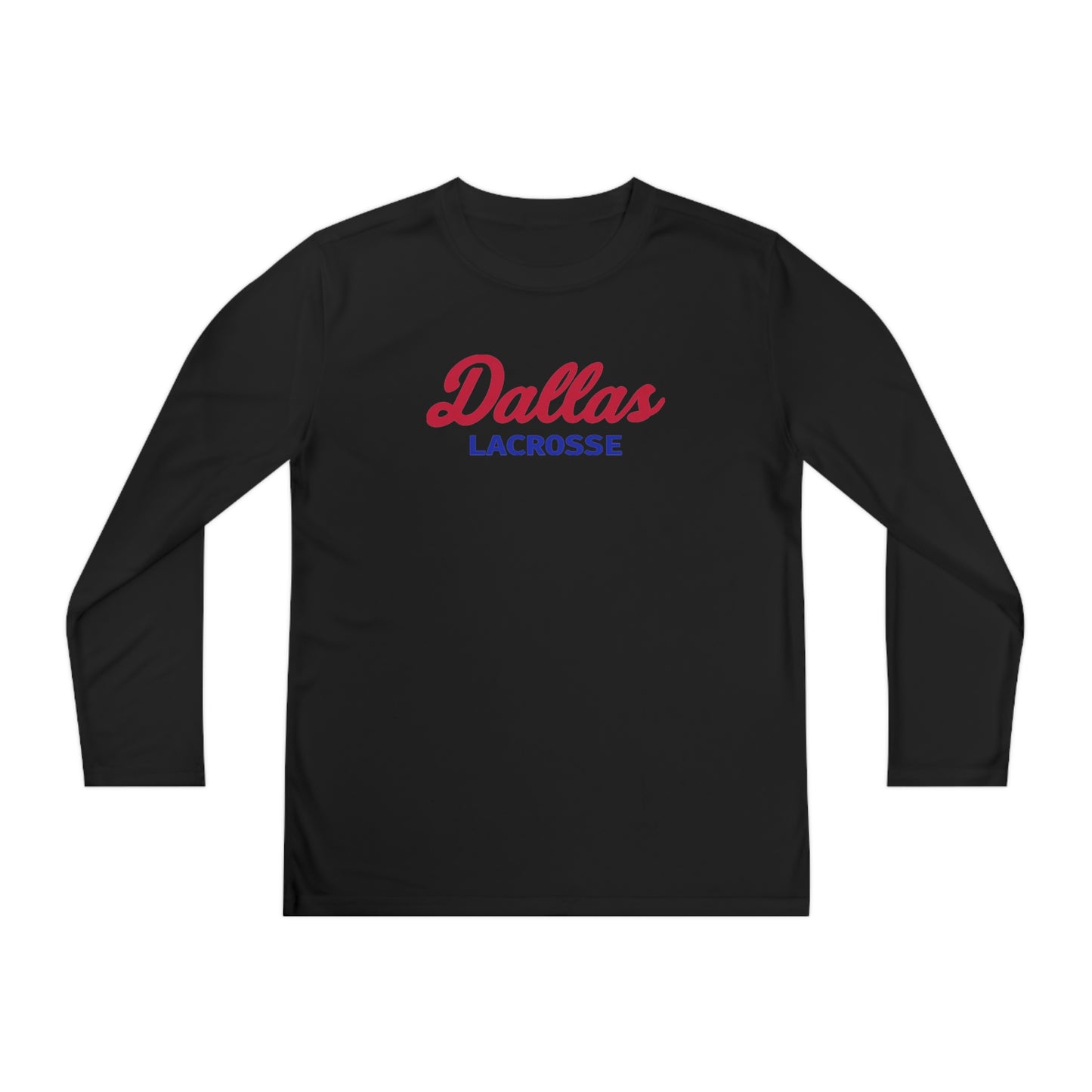 Youth Stangs Lacrosse Club Sport-Tek Performance Long Sleeve
