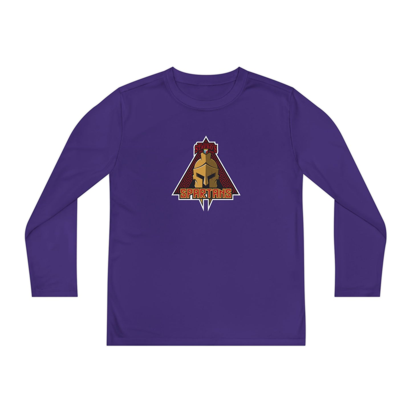 Youth Spartans Sport-Tek Performance Long Sleeve Shirt