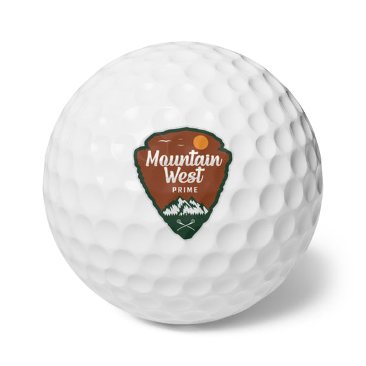 Mountain West Prime Golf Balls - 6 Pack