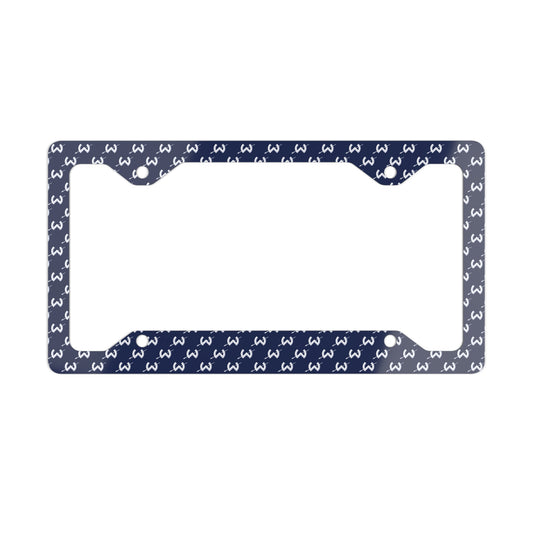 Wilton Lacrosse Metal License Plate Frame
