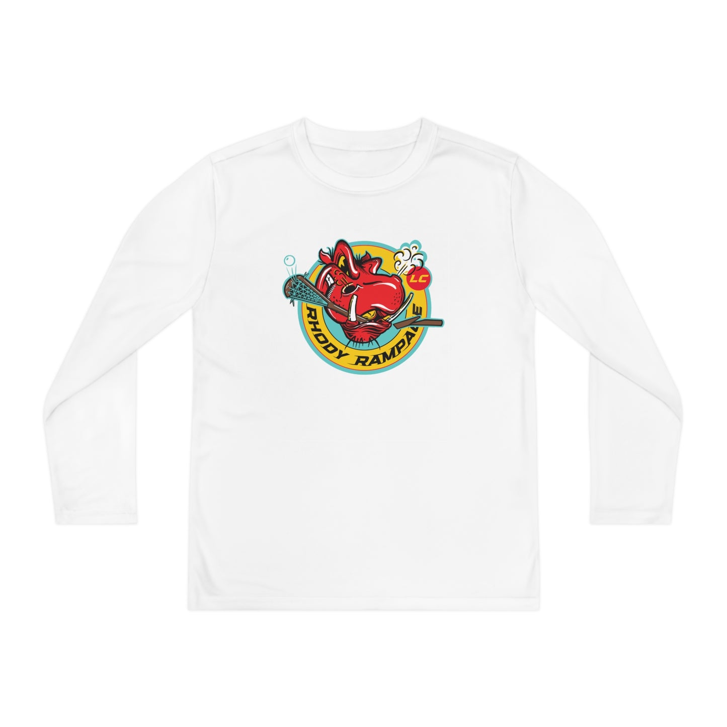 Youth RI Rampage Sport-Tek Performance Long Sleeve Shirt