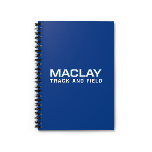 Maclay Track & Field Spiral Notebook - Ruled Line (8" x 6")