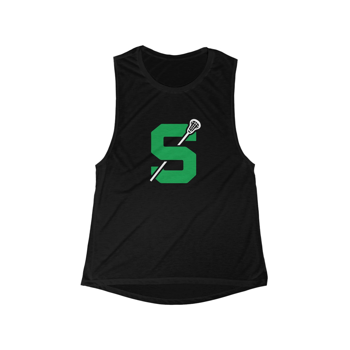 Women's Sheldon Lacrosse Bella + Canvas Flowy Scoop Muscle Tank