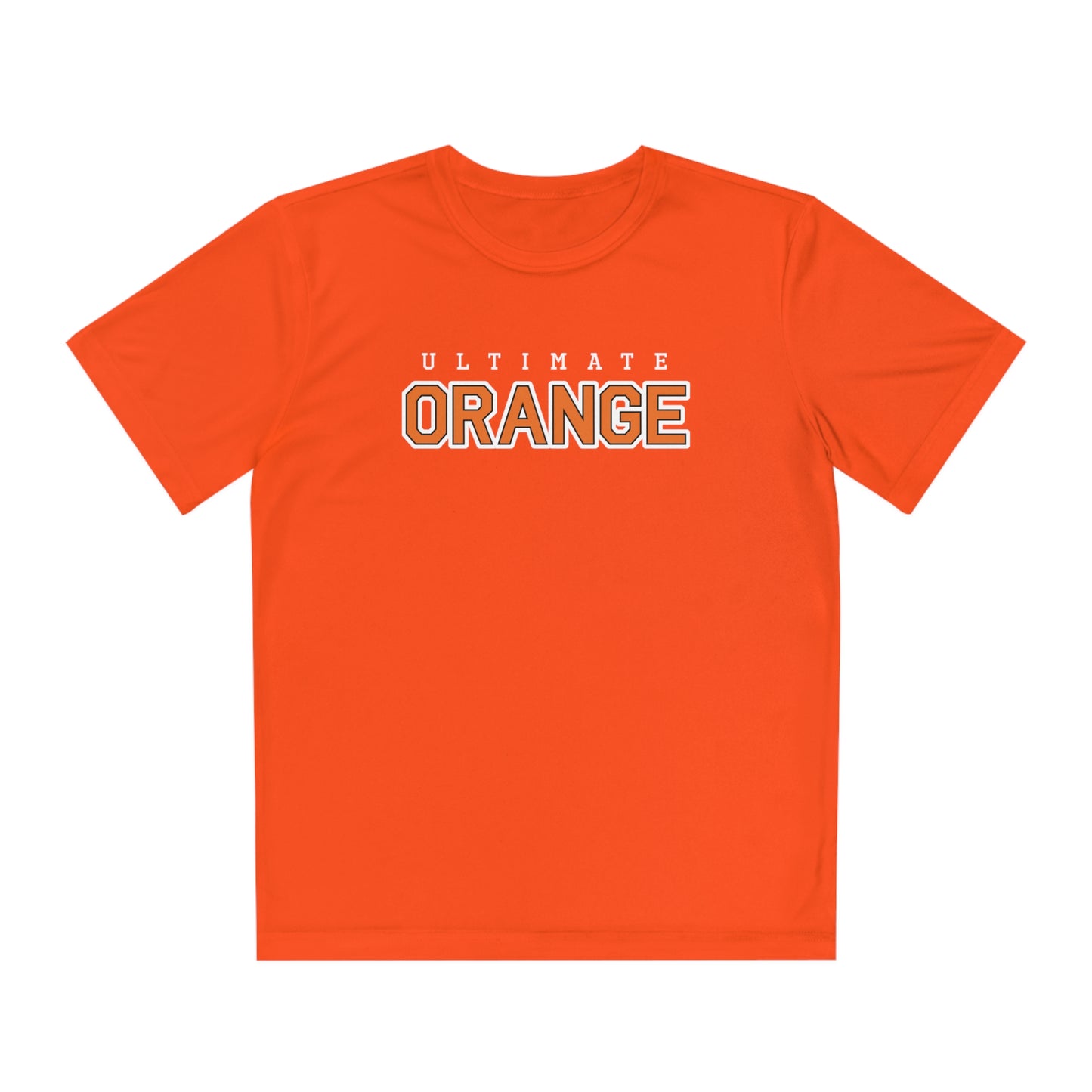 Youth Ultimate Orange Sport-Tek Performance Tee
