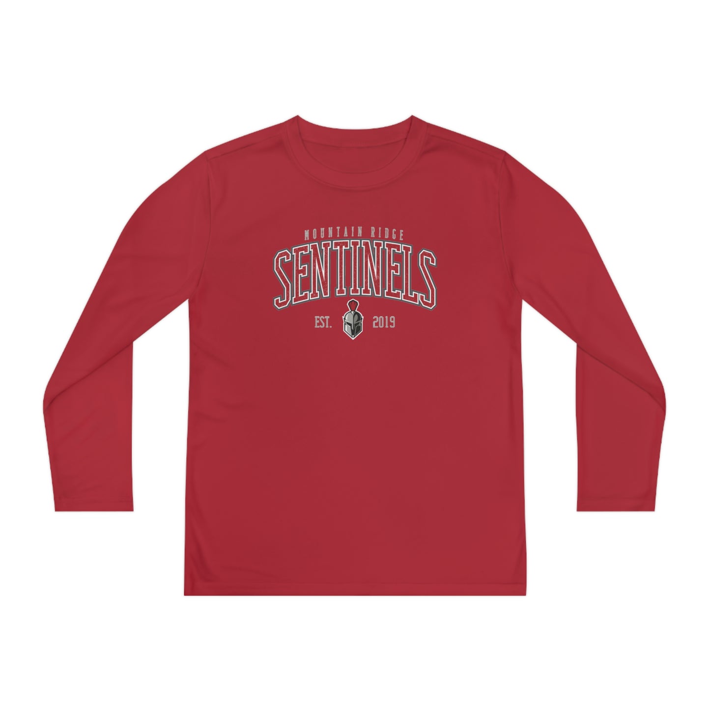 Youth Mountain Ridge Sentinels Lacrosse Sport-Tek Performance Long Sleeve Shirt