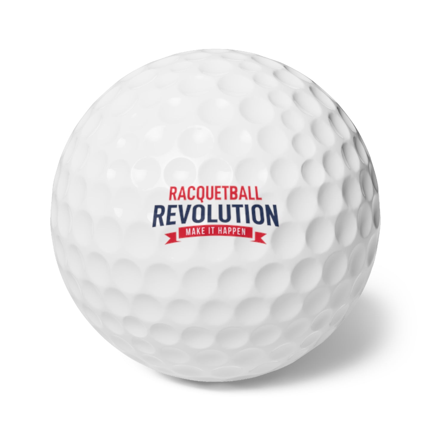 Racquetball Revolution Golf Balls - 6 Pack