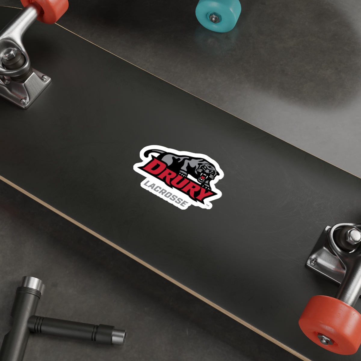 Drury Lacrosse Die-Cut Sticker