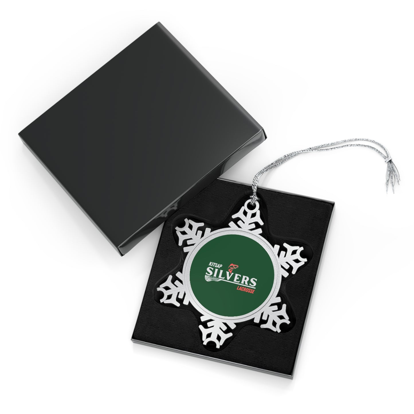 Kitsap Silvers Pewter Snowflake Ornament