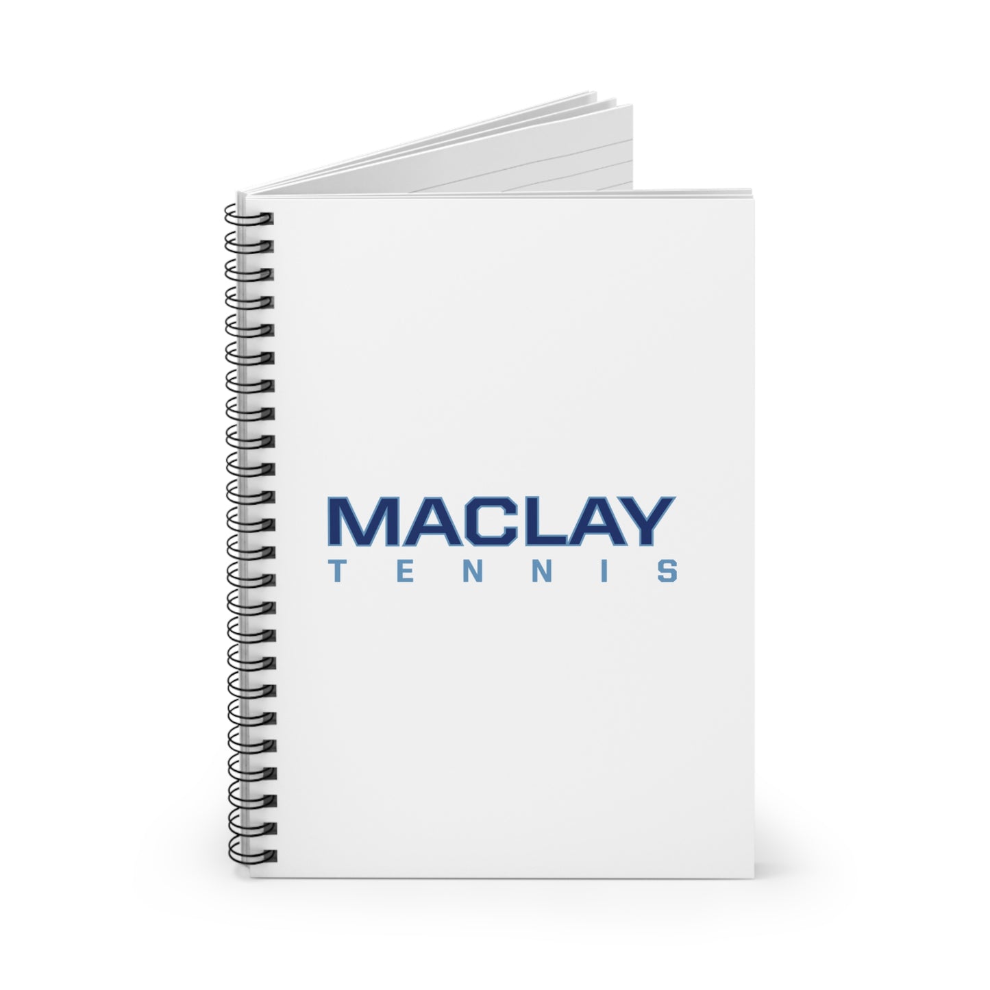 Maclay Tennis Spiral Notebook - Ruled Line (8" x 6")