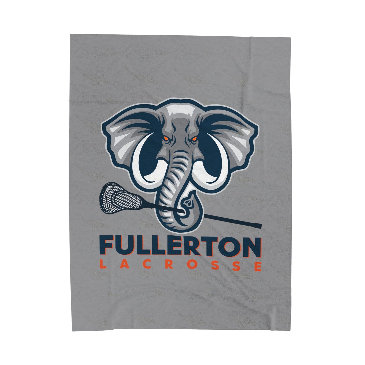 CSUF Lacrosse Velveteen Plush Blanket (60" x 80")
